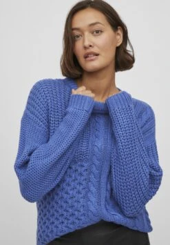 Vila Vikana L/S Bf - Trui - Federal Blue -Dames 7a4c6ac9ec424c8b9660580b637befba