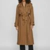 Langer - Trenchcoat - Malt Ball -Dames 7a902ca94d6b4be7add03937f946e130
