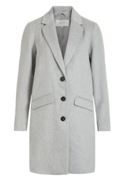 Vila Vileovita Coat - Mantel - Light Grey Melange -Dames 7acb0eb472084e9a8872141c73948b39