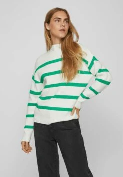 Vila Gestreifter - Trui - White Alyssum