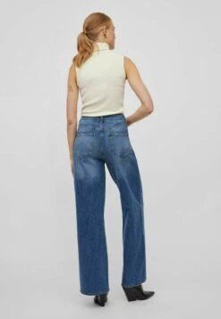 Vila Wide Fit High Waist - Flared Jeans - Medium Blue -Dames 7b6d670ec83d4389bcb1db9f15ff6ee4