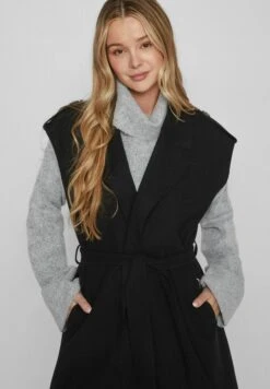 Vila Lange Gürtel - Bodywarmer - Black -Dames 7b8a3195388a414a8fdaad9cb12bacf9