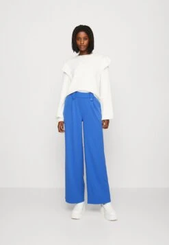 Vila Viril O Neck Flounce - Trui - White Alyssum -Dames 7c35efcdb1f247f8a70e9b07e5449200