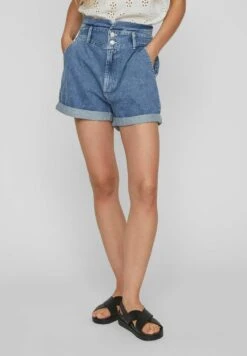 Vila High Waist - Jeansshort - Light Blue Denim
