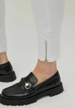 Vila High Waist - Jeans Skinny Fit - White Denim -Dames 8041b5b51d2946a08c8e58762cda00ec