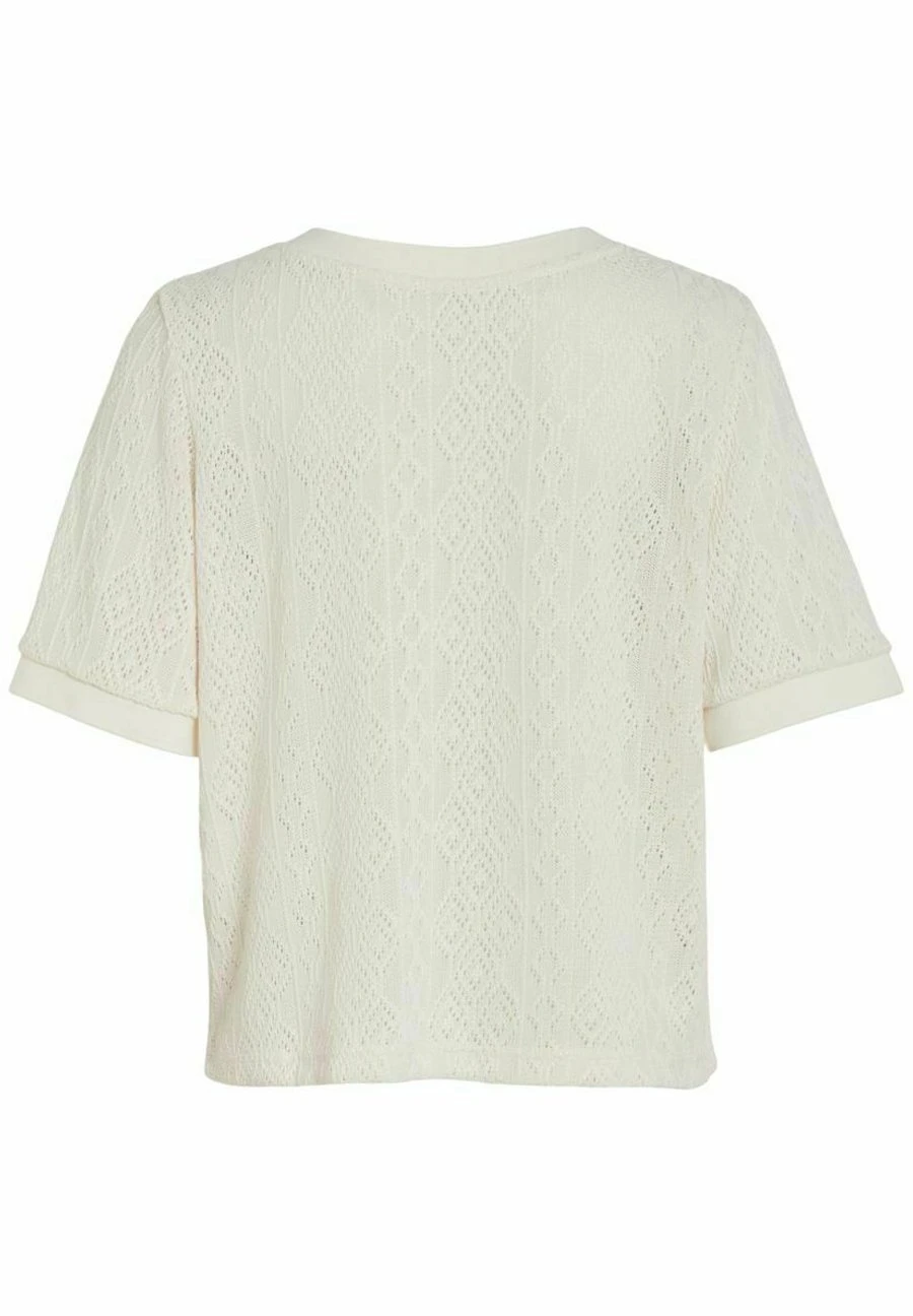 Vila Mit V-Ausschnitt Kurzärmeliges - T-Shirt Basic - Birch 8 Vila Mit V-Ausschnitt Kurzärmeliges - T-Shirt Basic - Birch - Afbeelding 6