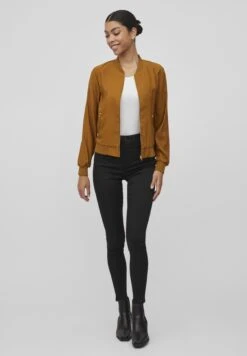 Vila Reissverschluss - Bomberjacks - Tapenade -Dames 8090a51c3f674989bc348c256e923e21