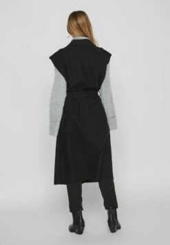 Vila Lange Gürtel - Bodywarmer - Black -Dames 815953b73c8c4bd785b27c06749c48ed
