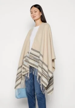 Vila Vicaycee Poncho - Poncho - Birch -Dames 81f5a985e0e44032a930a51ebdcde55d