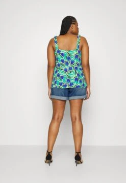 Vidina - Jeansshort - Medium Blue Denim -Dames 83ac7a77f4784a22bf7e14491dbf75d8