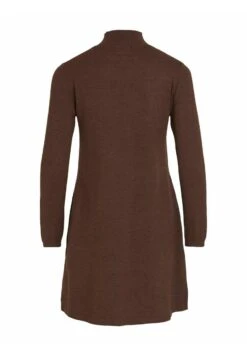 Vila Gebreide Jurk - Shaved Chocolate -Dames 8481403b369a4960a60e000eaeeb321f