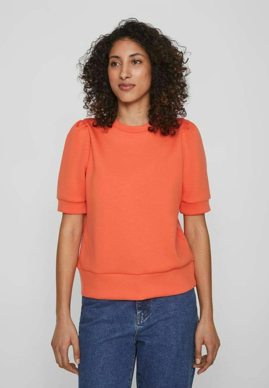 Vila Mit Kurzen Ärmeln- T-Shirt Basic - Tigerlily 3 Vila Mit Kurzen Ärmeln- T-Shirt Basic - Tigerlily