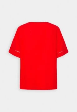 Vila Vimesa Detail V Neck - T-Shirt Print - Flame Scarlet -Dames 85b835455a8947098655467b7639f73b