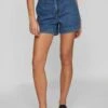 Vila Paperbag - Jeansshort - Dark Blue Denim
