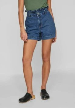 Vila Paperbag - Jeansshort - Dark Blue Denim