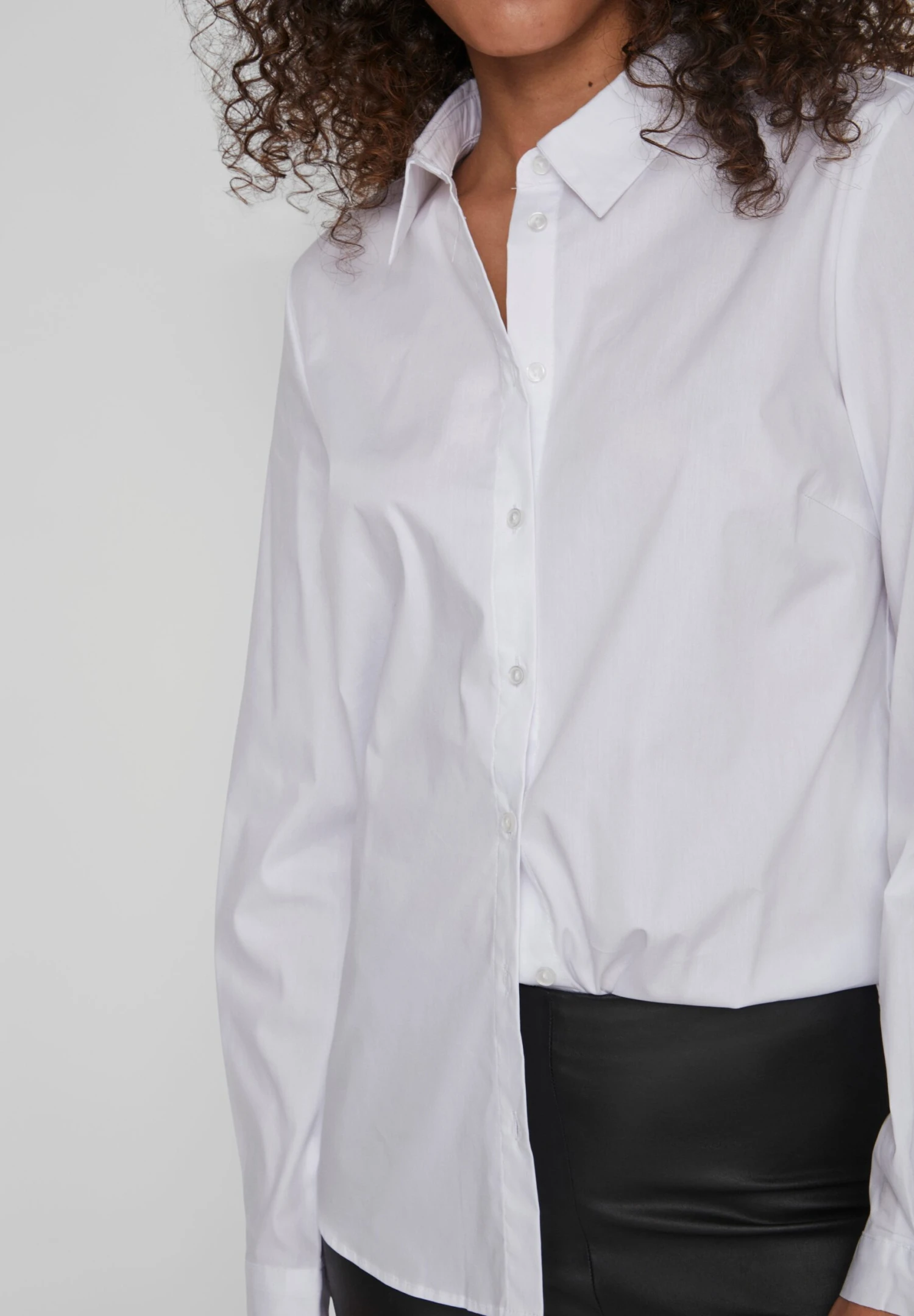 Vila Vigimas - Overhemdblouse - White 6 Vila Vigimas - Overhemdblouse - White - Afbeelding 4