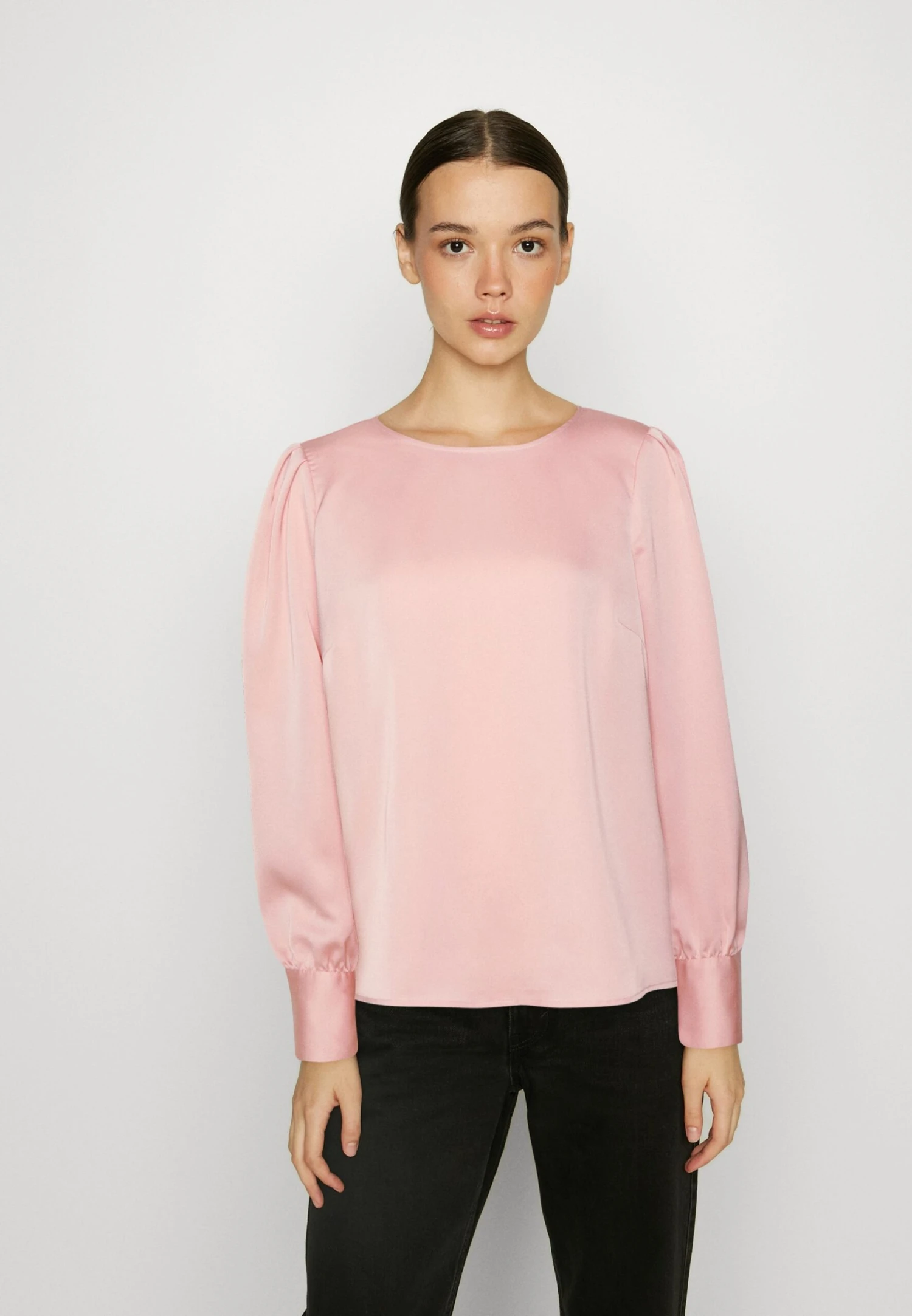 Vila Viellette O Neck - Longsleeve - Silver Pink 3 Vila Viellette O Neck - Longsleeve - Silver Pink