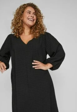 Midi Curve- Jurk - Black -Dames 86edb0dd12aa453d973ee89886ff8758