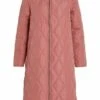 Vila Gesteppter - Winterjas - Dusty Rose -Dames 88e512a9477d494ab9e70fb5653daa40