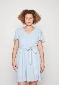Vimirage V Neck Dress - Galajurk - Kentucky Blue
