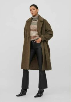 Vila Mantel Langer - Mantel - Crocodile 12 Vila Mantel Langer - Mantel - Crocodile -Dames 8a1d5d9a446841b7bc00b20bc3c86408