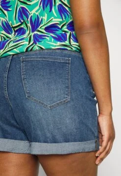 Vidina - Jeansshort - Medium Blue Denim -Dames 8a9b96e739a54c90bc37a2588e2050c5