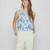 Vila Vimesa S/L- Blouse - Cloud Dancer -Dames 8c54ee553e7646ecaaec070abe232f06