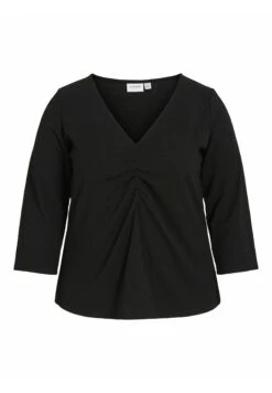 Mit 3/4 Ärmeln Curve- Blouse - Black -Dames 8d0fc044791f4f5f87fb68189ff4c3e8