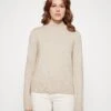 Vila Viril Crewneck- Trui - Natural Melange