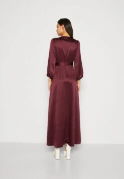 Vila Viellie 7/8 Wrap Dress - Galajurk - Burgundy -Dames 8d4b6e99bb1146c7bf2cfb8fdea74233