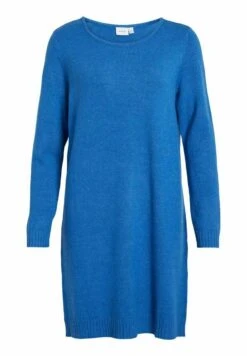 Vila Viril Ls Noos - Gebreide Jurk - Lapis Blue -Dames 8e05976de70e418daefac197a4ff5d60