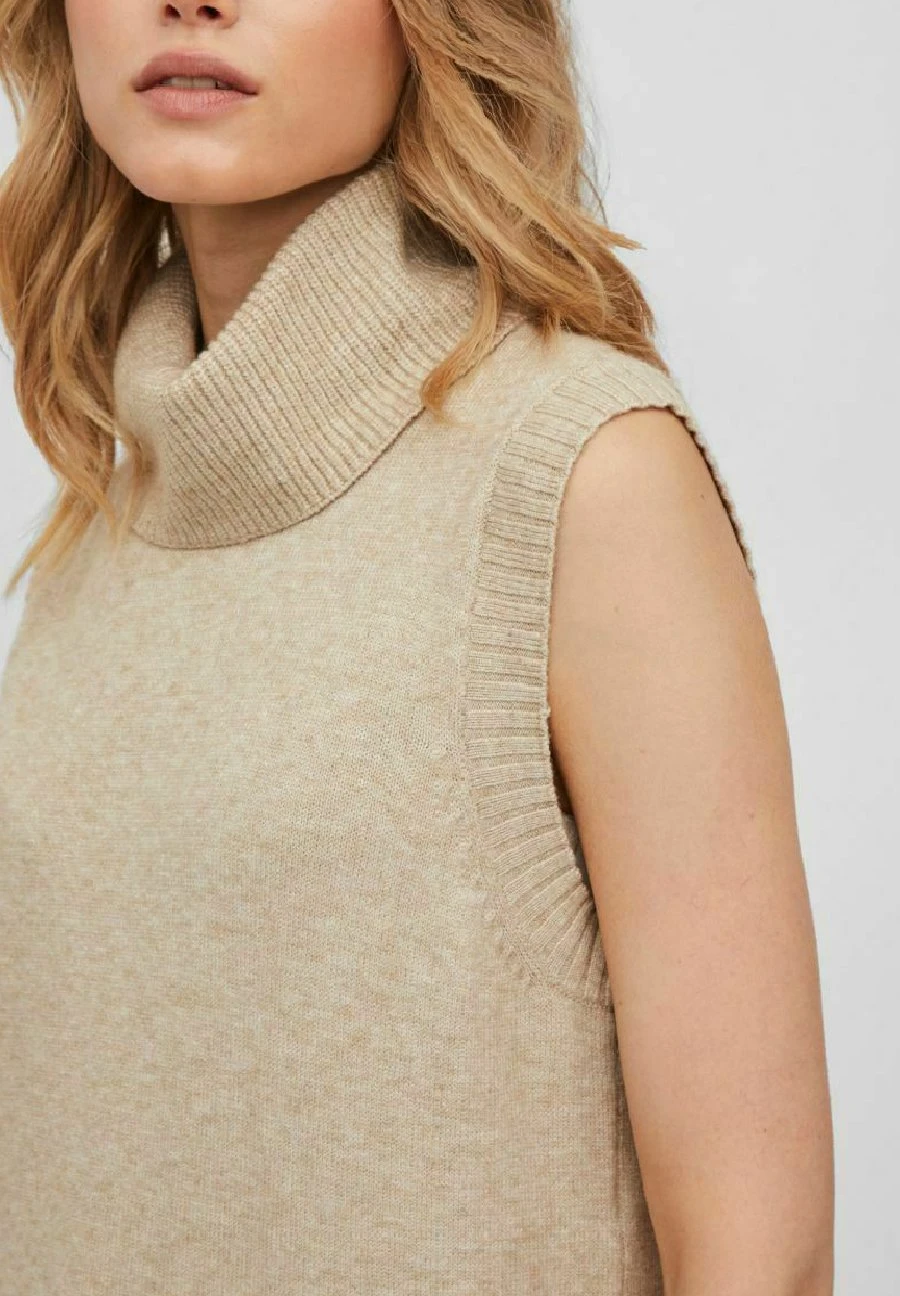 Vila Bodywarmer - Natural Melange 7 Vila Bodywarmer - Natural Melange - Afbeelding 5