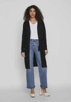 Vila Viril Long Cardigan - Vest - Black