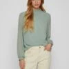 Vila Langarm - Blouse - Green Milieu -Dames 900a75ba199c479cb3081dc29084c419
