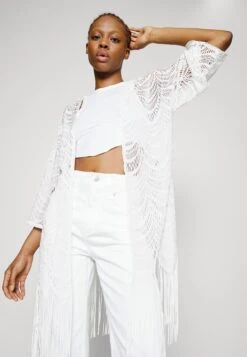 Vila Vinola Fringle Kimono - Lichte Jas - Snow White -Dames 9014c0307c734e9eae3e643d6b7833b7