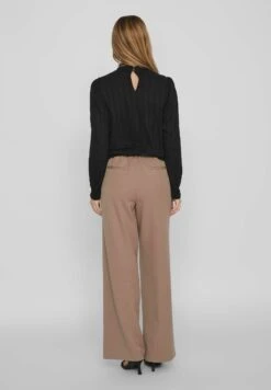 Vila High Waist Nadelstreifen - Broek - Brown Lentil -Dames 90c08affad5b466492913ce3dc0e89b1
