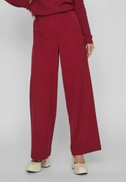 Vila Vivarone Hw WideNoos - Broek - Beet Red