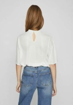 Vila Mit Verziertes - Blouse - Cloud Dancer -Dames 92b4db99d3d84579b789d14c6c6d726a