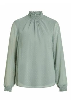 Vila Langarm - Blouse - Green Milieu -Dames 92bfd8cafef14273a5ff5dda4f409a7d