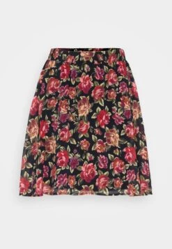 Vila Viura Short Skirt - A-Lijn Rok - Black/Pink -Dames 95674f94e2d54c8eab4c535d13ee5261