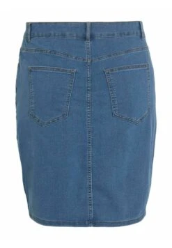 Curve- Kokerrok - Light Blue Denim -Dames 958f49f3f5a34c9a8caa90ca50c2295e
