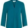Vila Mit 3/4 Armeln V Ausschnitt - Blouse - Shaded Spruce -Dames 969f1b1e3f3d4c069447e49aada62adb