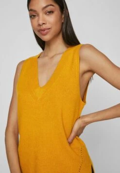 Vila Viril V-Neck- Top - Arrowwood -Dames 96d7a98264454f17ab1ec68febf2c21e