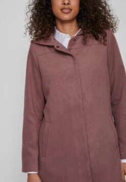 Vila Halflange Jas - Rose Taupe -Dames 9710214072c6445e946e40541d342022