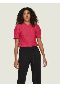 Vila Vikawa S/S Flounce - Blouse - Fuxia