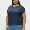 Curve - T-Shirt Basic - Navy -Dames 976e3c392e1048ccb914ed9fbea93f9b