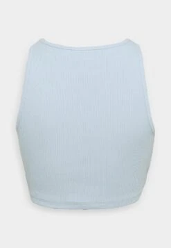 Vila Vifelia Cropped Tank Top 2Pack - Top - Black/Kentucky Blue -Dames 98ab04ee8f654d039d9b89211f3dd314