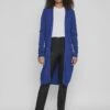 Vila Viril Long Cardigan - Vest - Mazarine Blue Melange -Dames 992a22a47e2a434db015a8c9d46814ea