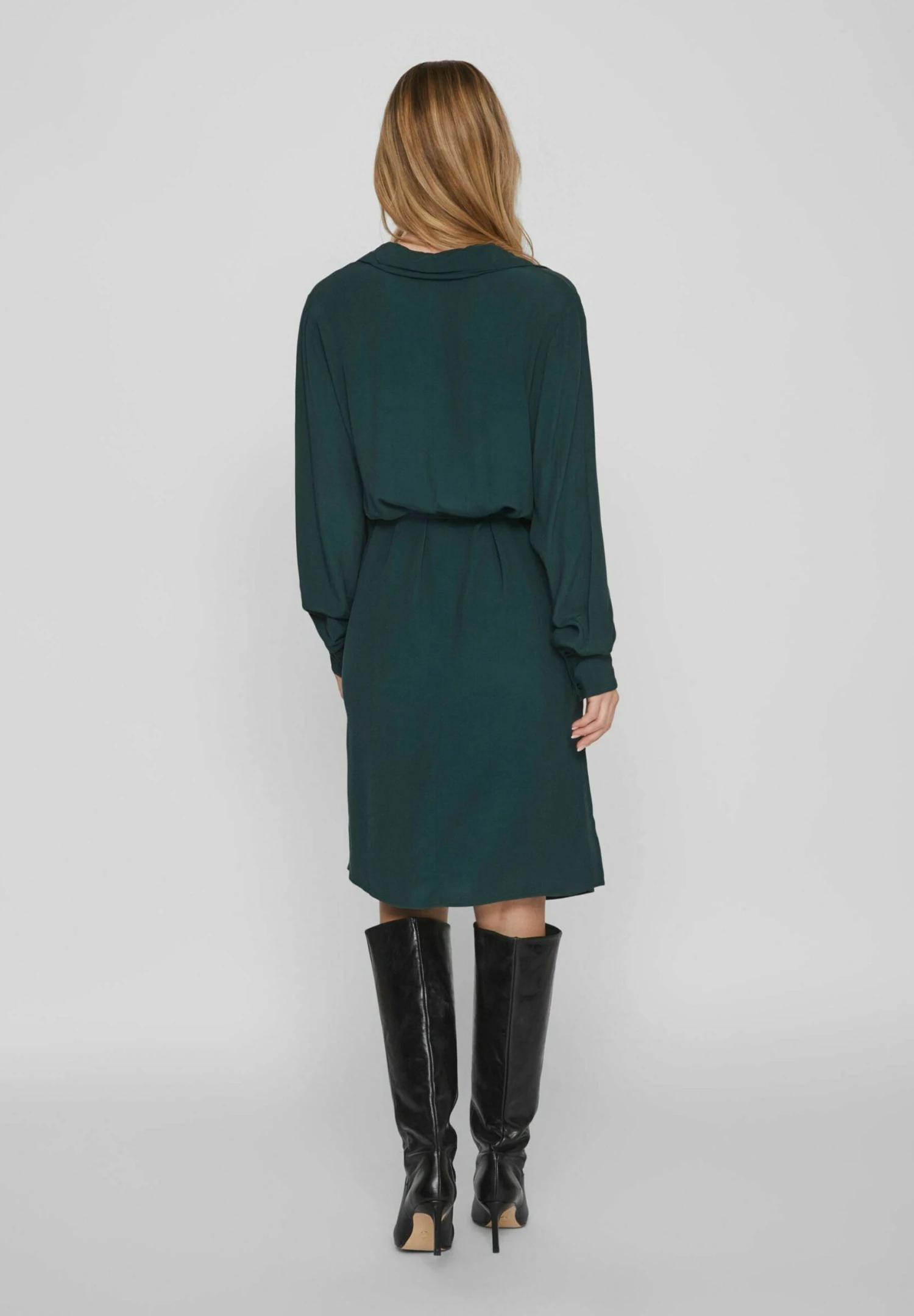 Vila Langärm - Blousejurk - Ponderosa Pine 5 Vila Langärm - Blousejurk - Ponderosa Pine - Afbeelding 3