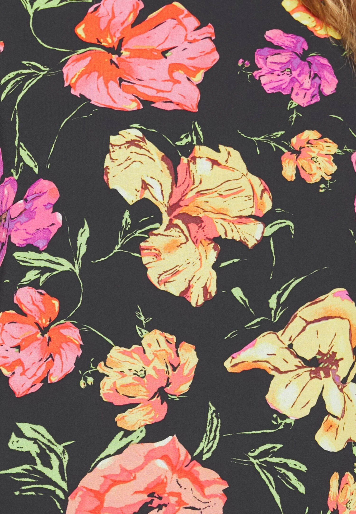 Viserena O-Neck Top - Blouse - Black 7 Viserena O-Neck Top - Blouse - Black - Afbeelding 5